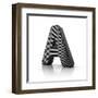 Letter A-badboo-Framed Art Print