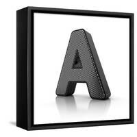 Letter A-badboo-Framed Stretched Canvas