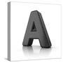 Letter A-badboo-Stretched Canvas