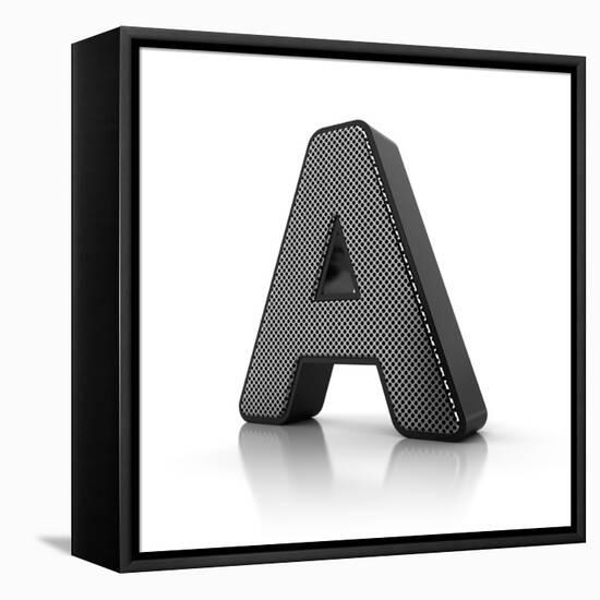 Letter A-badboo-Framed Stretched Canvas