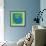 Letter B Blue-NaxArt-Framed Premium Giclee Print displayed on a wall