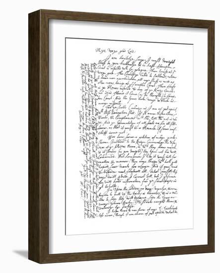 Letter by William Laud, Archbishop of Canterbury, 1640-Frederick George Netherclift-Framed Giclee Print