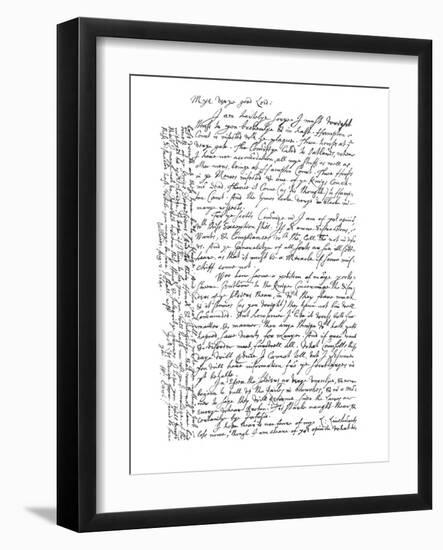 Letter by William Laud, Archbishop of Canterbury, 1640-Frederick George Netherclift-Framed Giclee Print