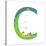 Letter C of the Latin Alphabet Funny Cartoon ABC for Children. for Children Boys and Girls with Cit-Popmarleo-Stretched Canvas