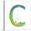 Letter C of the Latin Alphabet Funny Cartoon ABC for Children. for Children Boys and Girls with Cit-Popmarleo-Stretched Canvas