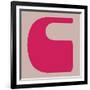 Letter C Pink-NaxArt-Framed Premium Giclee Print