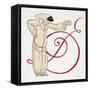 Letter D , from Personages De Comedie, Pub. 1922 (Pochoir Print)-Francois-Louis Schmied-Framed Stretched Canvas