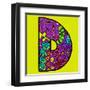 Letter D-Emi Takahashi-Framed Art Print