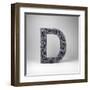 Letter D-badboo-Framed Art Print