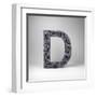 Letter D-badboo-Framed Art Print