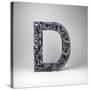 Letter D-badboo-Stretched Canvas