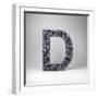 Letter D-badboo-Framed Art Print