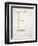 Letter E, Alphabet-null-Framed Premium Giclee Print