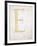 Letter E, Alphabet-null-Framed Giclee Print