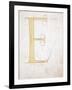 Letter E, Alphabet-null-Framed Giclee Print