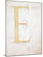 Letter E, Alphabet-null-Mounted Giclee Print
