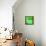 Letter E Green-NaxArt-Mounted Art Print displayed on a wall