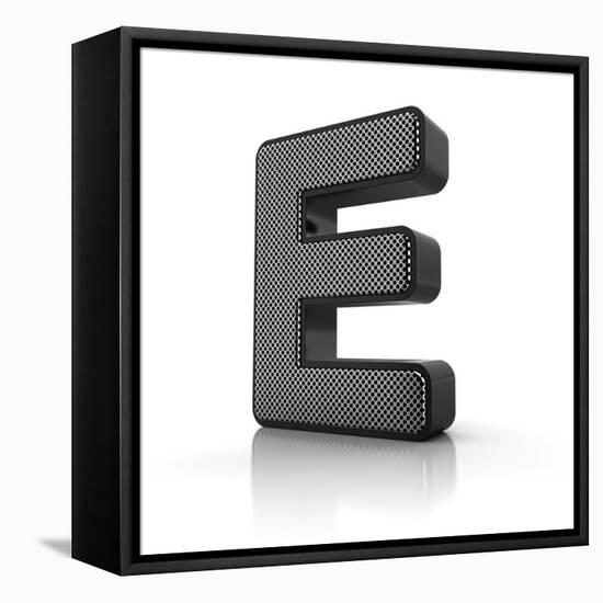 Letter E-badboo-Framed Stretched Canvas