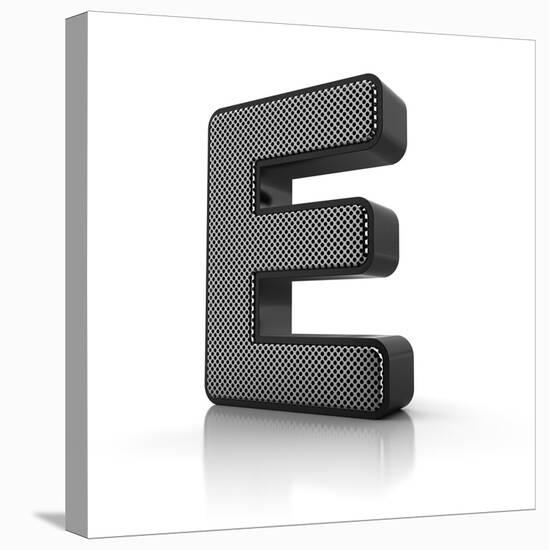 Letter E-badboo-Stretched Canvas