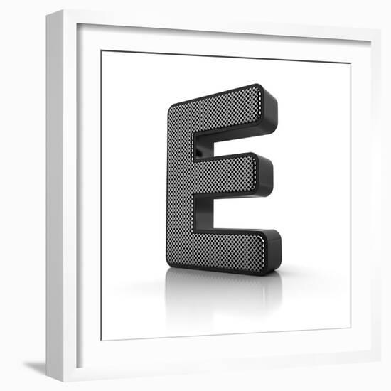 Letter E-badboo-Framed Art Print