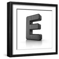 Letter E-badboo-Framed Art Print