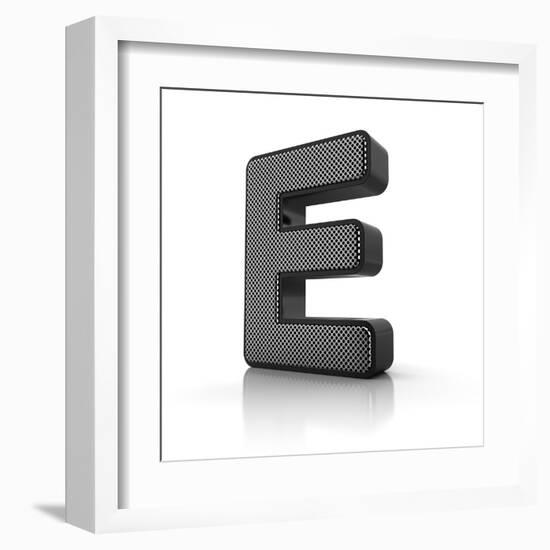 Letter E-badboo-Framed Art Print