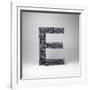 Letter E-badboo-Framed Art Print