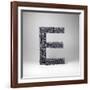 Letter E-badboo-Framed Art Print