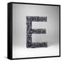 Letter E-badboo-Framed Stretched Canvas