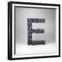 Letter E-badboo-Framed Premium Giclee Print