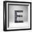 Letter E-badboo-Framed Art Print