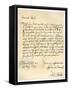 Letter from Admiral Robert Blake to the Commissioners of the Admiralty, 25th August 1654-Robert Blake-Framed Stretched Canvas