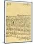 Letter from Alexander Pope to Charles Montagu, 3rd December 1714-Alexander Pope-Mounted Giclee Print