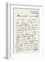 Letter from Beethoven to 'The Immortal Beloved'-Ludwig Van Beethoven-Framed Giclee Print