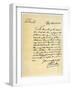 Letter from Benjamin Franklin to David Hartley Mp, 14th April 1782-Benjamin Franklin-Framed Giclee Print