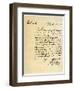 Letter from Benjamin Franklin to David Hartley Mp, 14th April 1782-Benjamin Franklin-Framed Giclee Print