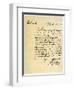 Letter from Benjamin Franklin to David Hartley Mp, 14th April 1782-Benjamin Franklin-Framed Giclee Print