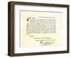 Letter from Boston's Committee of Correspondence Urging Supplies Be Withheld from British, c.1774-null-Framed Premium Giclee Print