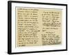 Letter from Charles Lamb to John Clare, 31st August 1822-Charles Lamb-Framed Giclee Print