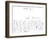 Letter from Claude Debussy to Monsieur Vasnier-Rudolf Eichstaedt-Framed Giclee Print