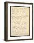 Letter from Claude Monet to Berthe Morisot, 1888 (Pen and Ink on Paper)-Claude Monet-Framed Giclee Print