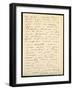 Letter from Claude Monet to Berthe Morisot, 1888 (Pen and Ink on Paper)-Claude Monet-Framed Giclee Print