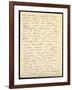 Letter from Claude Monet to Berthe Morisot, 1888 (Pen and Ink on Paper)-Claude Monet-Framed Giclee Print
