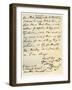 Letter from David Garrick to Edward Gibbon, 8th March 1776-David Garrick-Framed Giclee Print