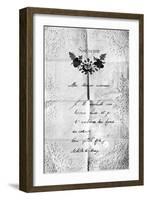 Letter from Debussy to his Grandmother-Rudolf Eichstaedt-Framed Giclee Print