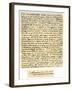 Letter from Desiderius Erasmus to Nicholas Everaerts, 24th December 1525-Desiderius Erasmus-Framed Giclee Print