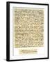Letter from Desiderius Erasmus to Nicholas Everaerts, 24th December 1525-Desiderius Erasmus-Framed Giclee Print