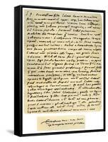 Letter from Desiderius Erasmus to Nicholas Everaerts, 24th December 1525-Desiderius Erasmus-Framed Stretched Canvas