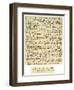 Letter from Desiderius Erasmus to Nicholas Everaerts, 24th December 1525-Desiderius Erasmus-Framed Giclee Print