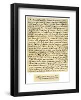 Letter from Desiderius Erasmus to Nicholas Everaerts, 24th December 1525-Desiderius Erasmus-Framed Giclee Print